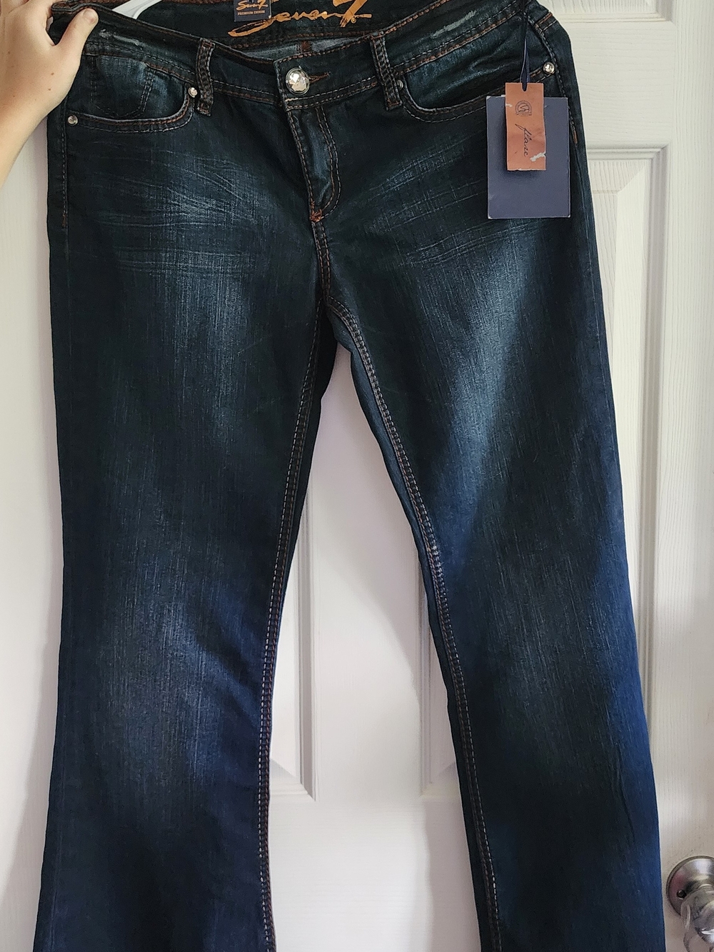 Seven7 Dark Indigo Bootcut Jeans